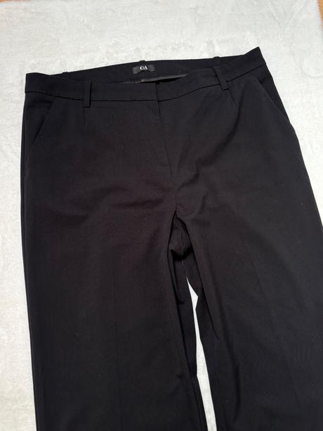 C&a kvalitne čierne nohavice, c&a,46