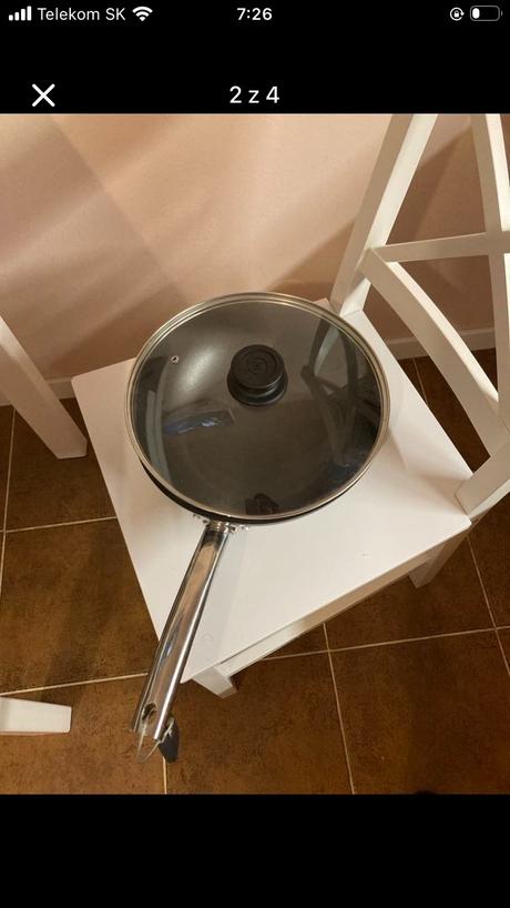 Úplne nová hlboká panvica wok, 