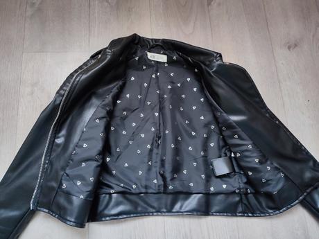 Koženková bunda, h&m,134