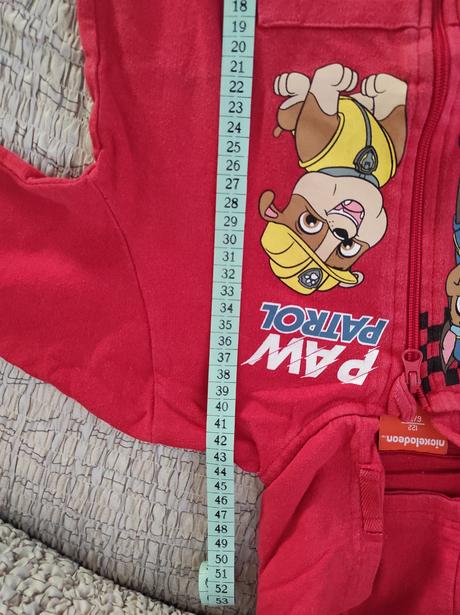 Predám chlapč. paw patrol mikinu vo veľ. 122, nickelodeon,122
