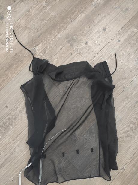 Priehladna bluzka s opaskom, xs