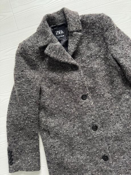 Zara - vlnený buklé kabát, zara,s
