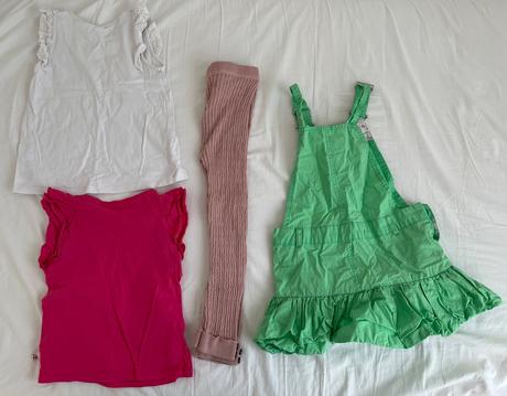 110/116 babský letný balíček vecí za 2e, next,110