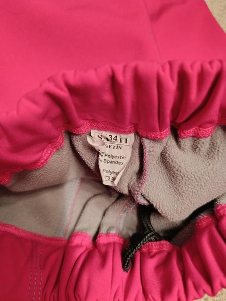 Zateplene softshelove nohavice, 134