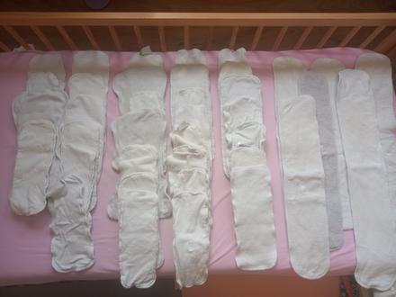 Vkladačky, vložky, plienky, 