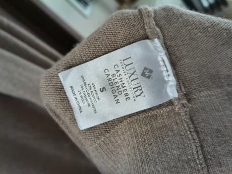 Luxury cashmere blend cardigan s-m, m