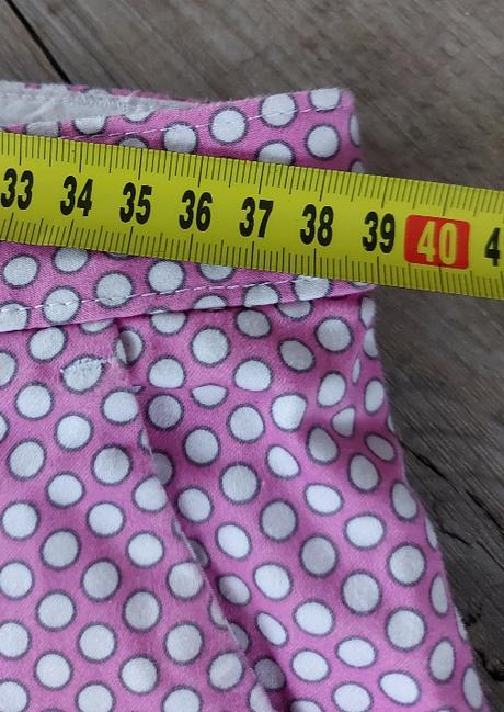 Ružové vzorované nohavice, tchibo,38