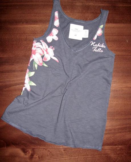 Kvetované tielko, h&m,xs