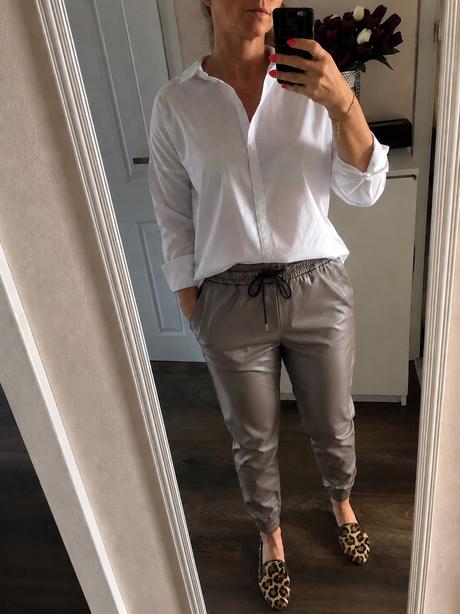 Kožené joggers mac, mac,42