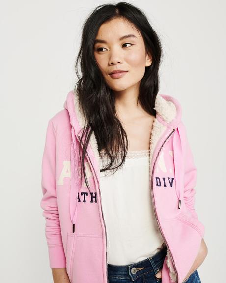 Mikinka s kozusinkou abercrombie&fitch xs a s, abercrombie&fitch,s / xs