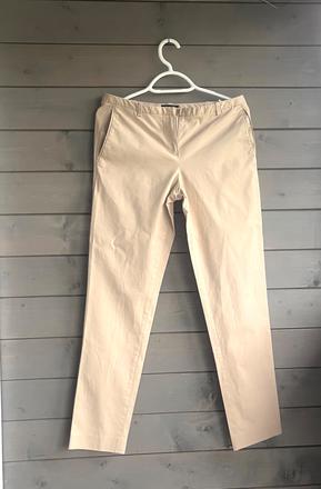 Luxusné béžové chino nohavice massimo dutti, 36