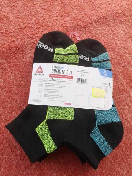Reebok chlapčenské funkčné ponožky 6ks veľ.36-42, reebok,36 - 42