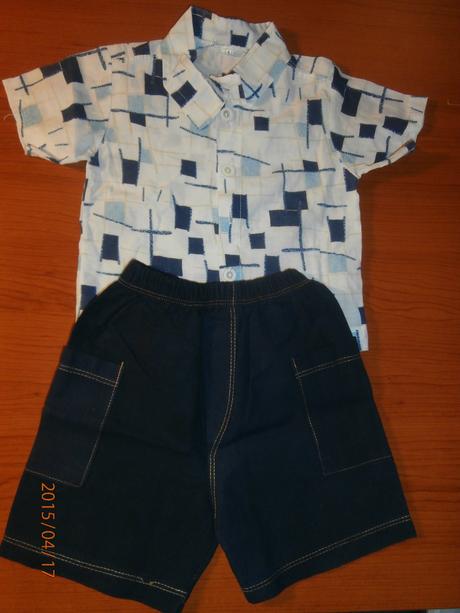 Súprava košeľa+kraťasy, 74