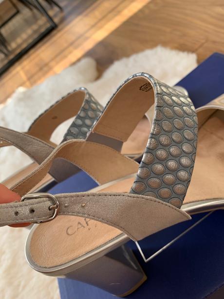 Strieborné sandálky, 40