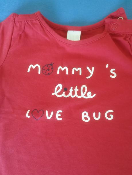 Červené tričko, baby club,80