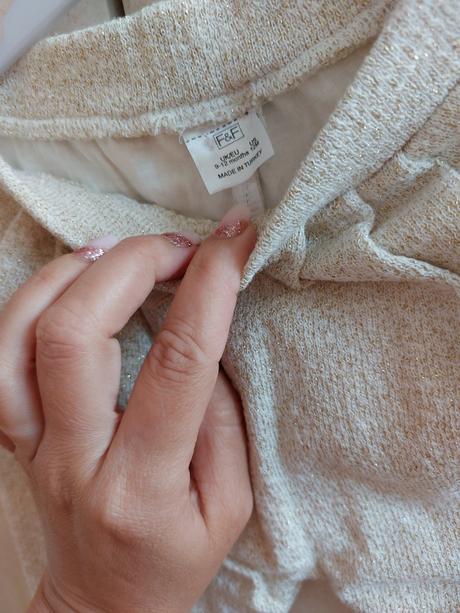 Zlate trblietave teplaciky, f&f,80