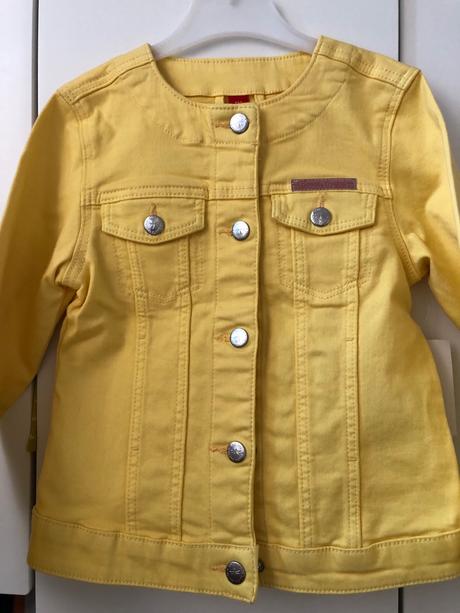 Riflovinova krasna zlta bunda malo nosena, c&a,122