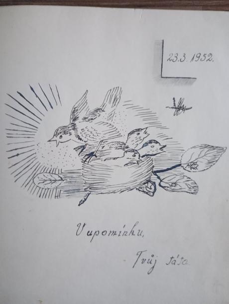 2 retro pamätníčky, 