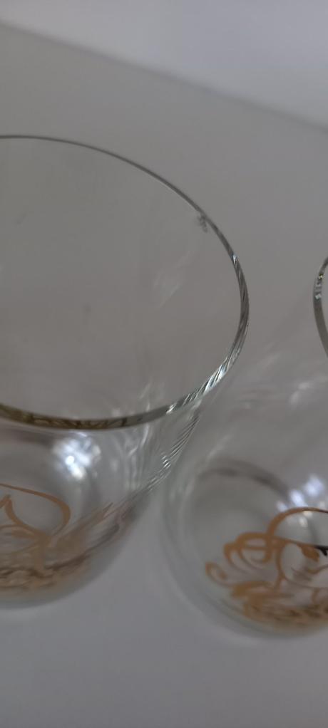 Retro poháre na vodu mdž 5ks, 