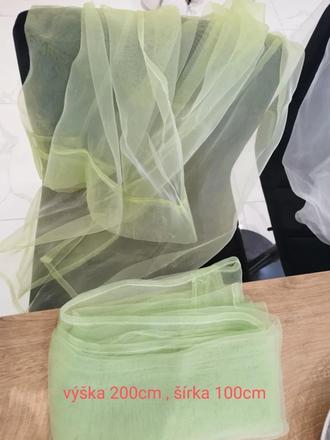 Záclony 2kusy zelene a 2kusy biele mám, 