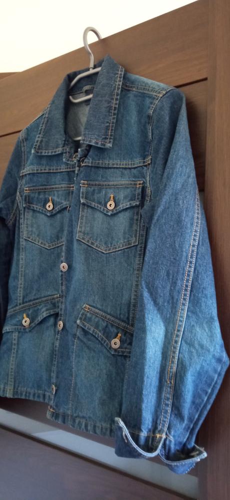 Dámska džínsová, riflova bunda s,m /164, alive,s