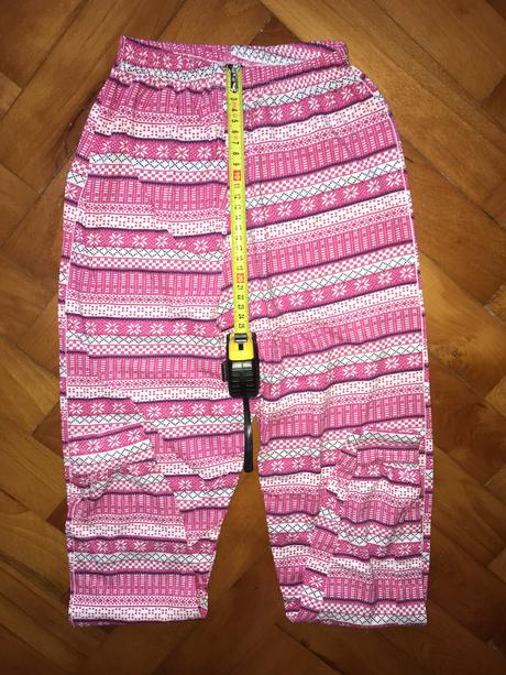 Ružové dievčenské mackové pyžamko, 158