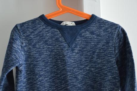 Melírovaná mikinka, h&m,86