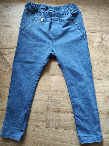 Denimové legínky zara, zara,104