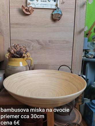 Bambusova miska na ovocie, 