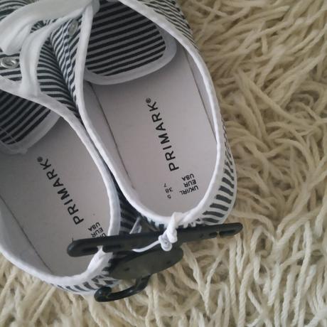 Plátené tenisky nové, primark,38