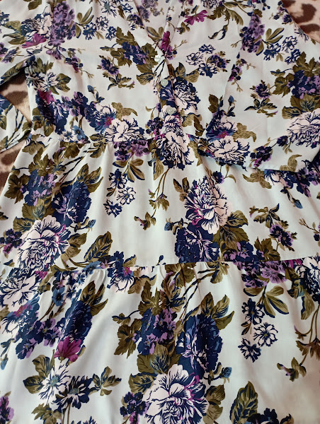 Kvetované šaty, bonprix,36