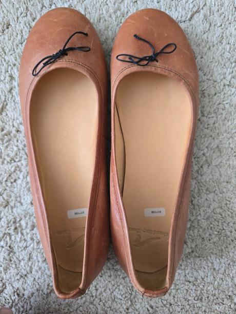 Kožené baleriny, 36