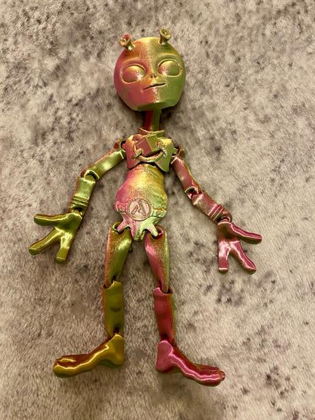 3d figúrka mimozemšťan, 