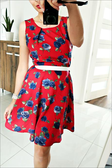 Letné kvetinové šaty, m