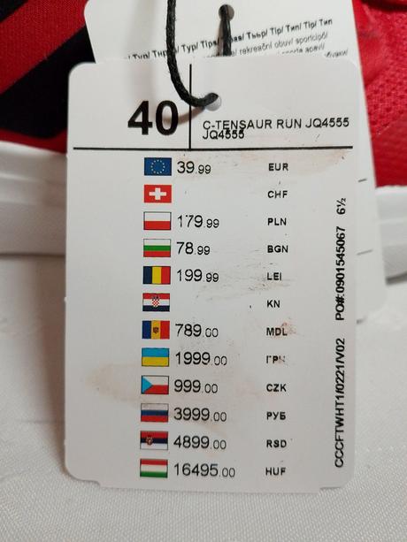Adidas c-tensaur run, adidas,40