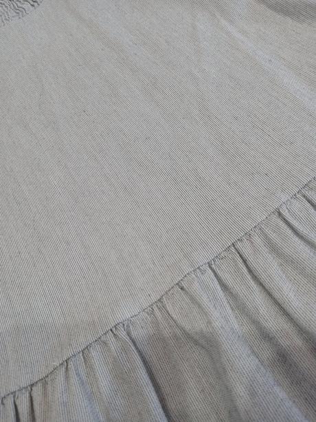 Šaty jemný šedý pružok, zara,s