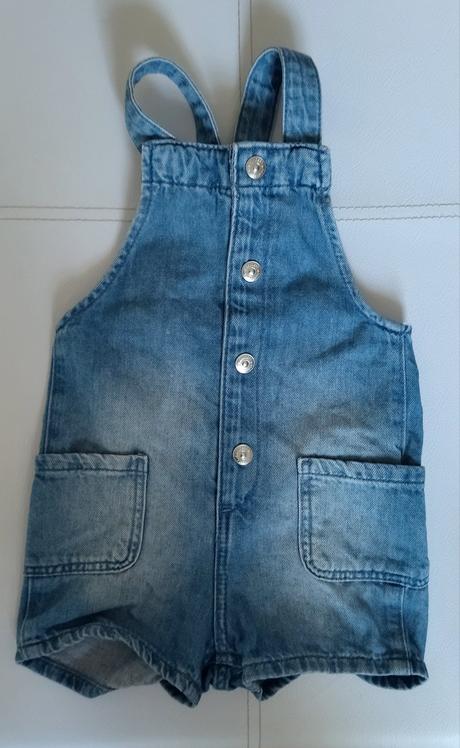 Riflové šortky na traky h&m, h&m,68