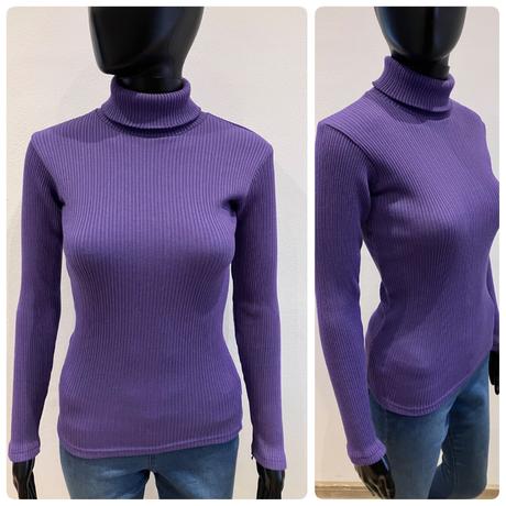 Dámsky fiaľový rolák, s