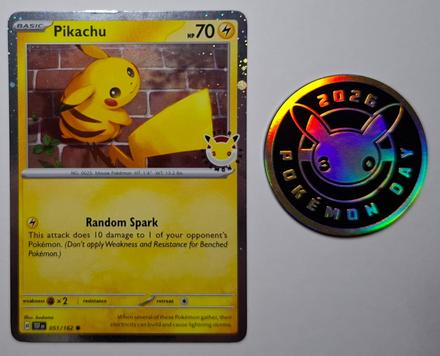 Pokémon karta pikachu s mincou,