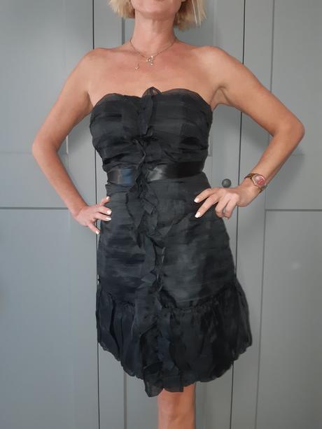 Zara organzove slavnostne saty nad kolena, zara,m