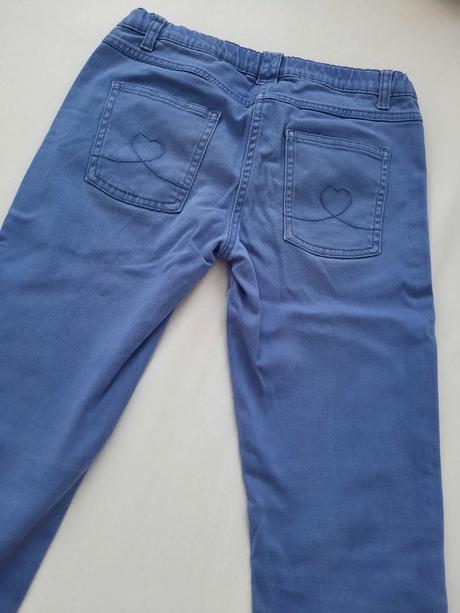 Fialové riflové nohavice, f&f,146