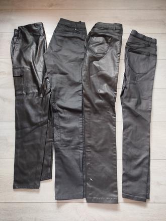 Koženkové nohavice, s
