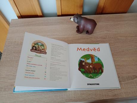 Detská kniha bydlim v lese-medved,