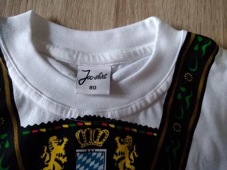 Tričko na štýl bavorského kroja,