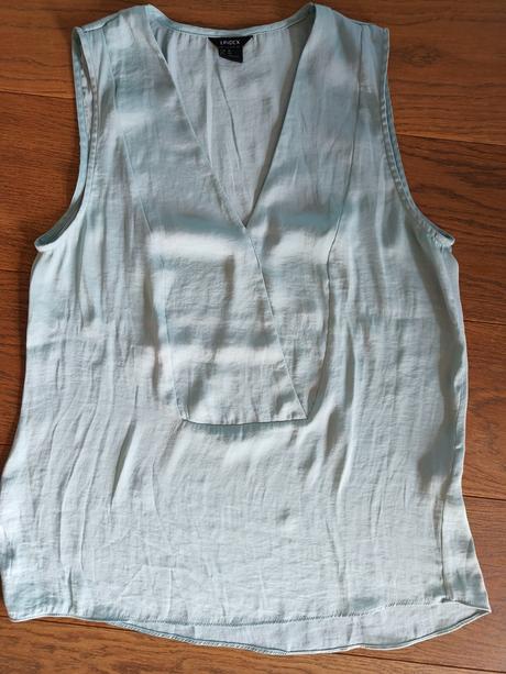 Top saténovy prekladaný vystrih, lindex,s