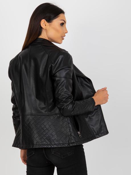 Dámska koženková bunda ema, s