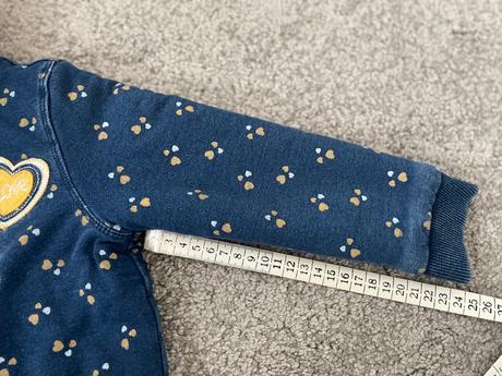 Boboli mikina oteplená zips+kapucna 92 srdiecka, 92