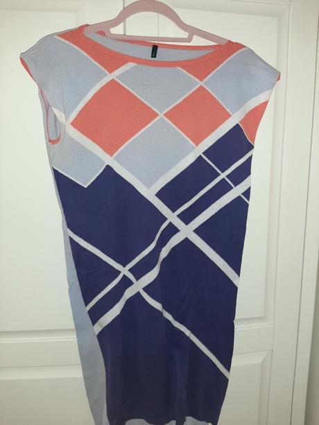 Svetríkové šaty benetton, benetton,s