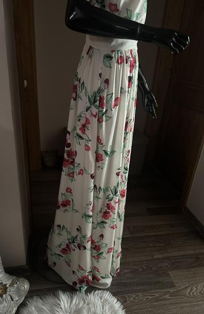 Krémové nádherné dlhé šaty zn. chantall, chantall,38 / m