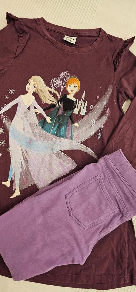 Tunika a legíny frozen, lindex,128